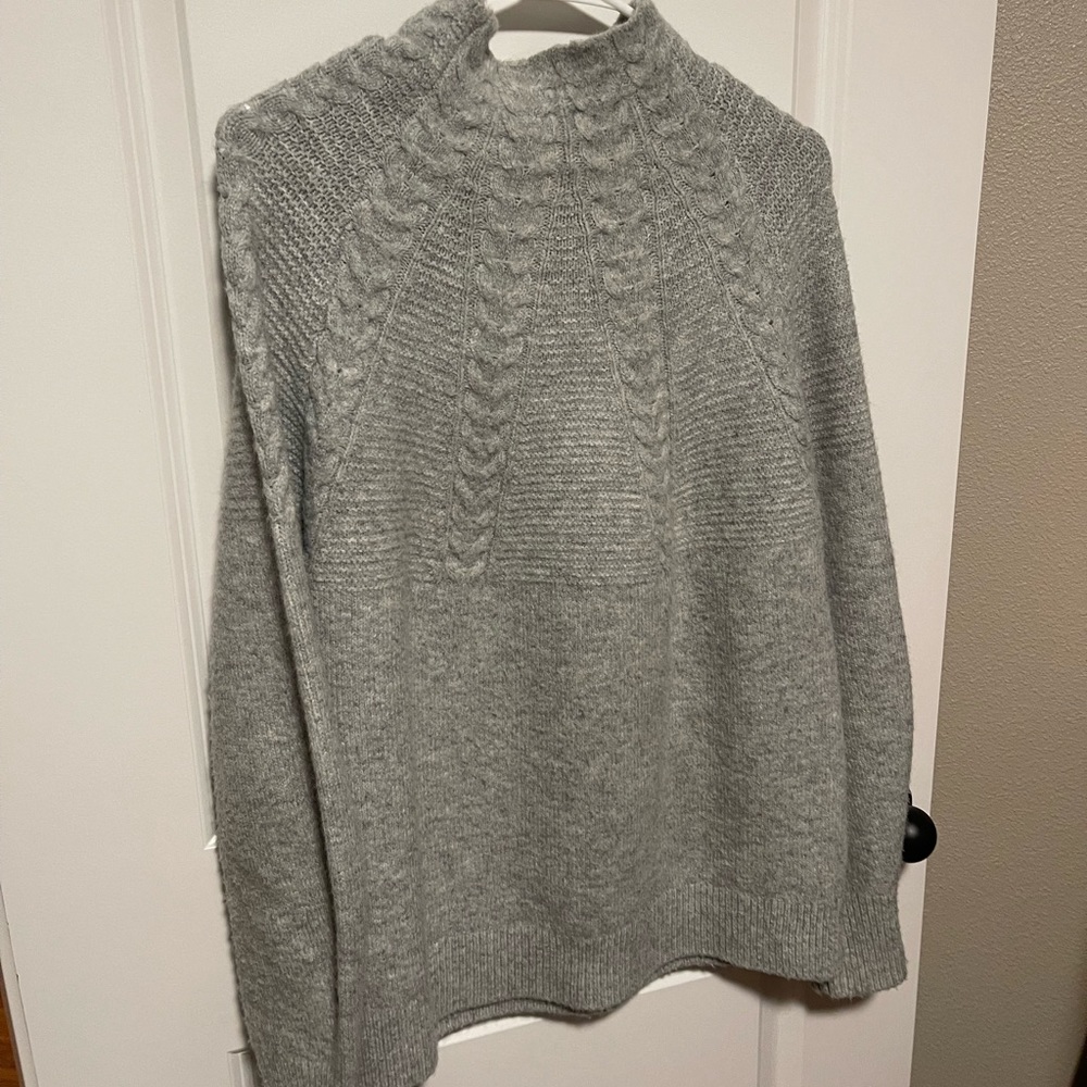 Tunic turtle neck sweater